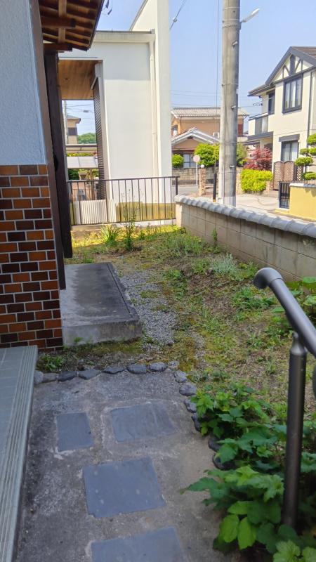 庭の画像