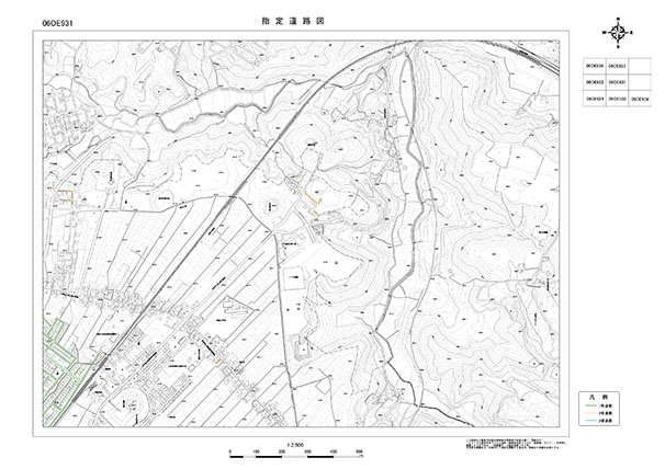 指定道路図