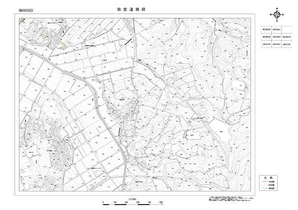 指定道路図