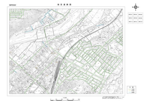 指定道路図